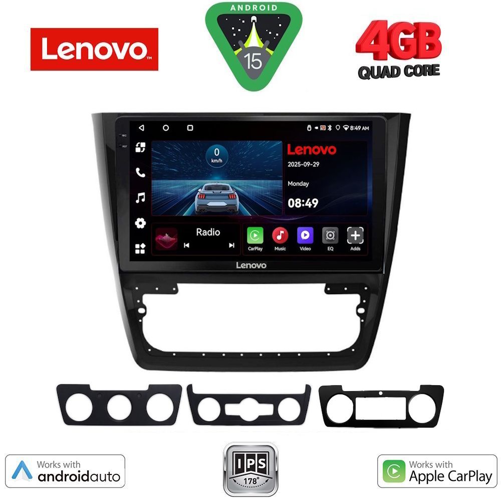 LENOVO LVE 8610_CPAA (10inc) MULTIMEDIA TABLET for SKODA YETI mod. 2014-2018 LENOVO LVE 8610_CPAA (10inc) MULTIMEDIA TABLET for SKODA YETI mod. 2014-2018