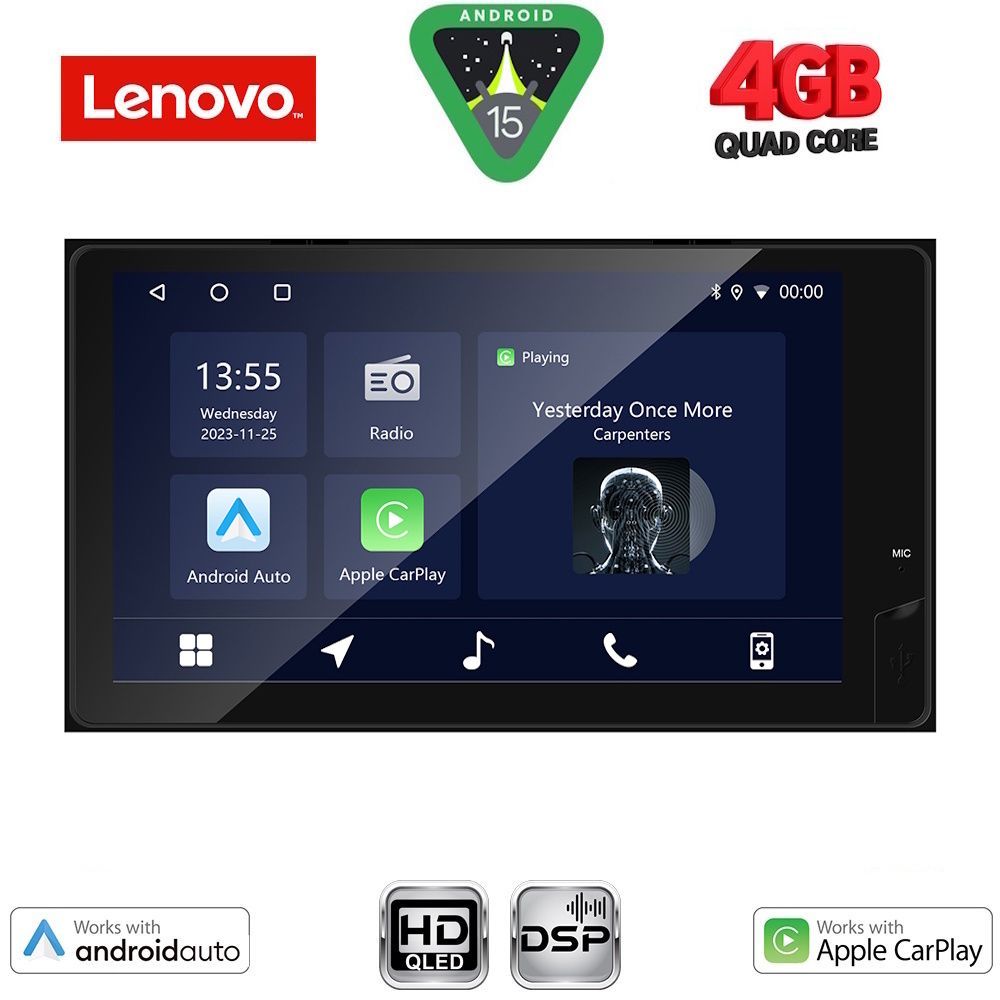 LENOVO LVE 862_CPAA (9'' DECK) MULTIMEDIA for TOYOTA ALL mod. 2019-2026 (230mm)