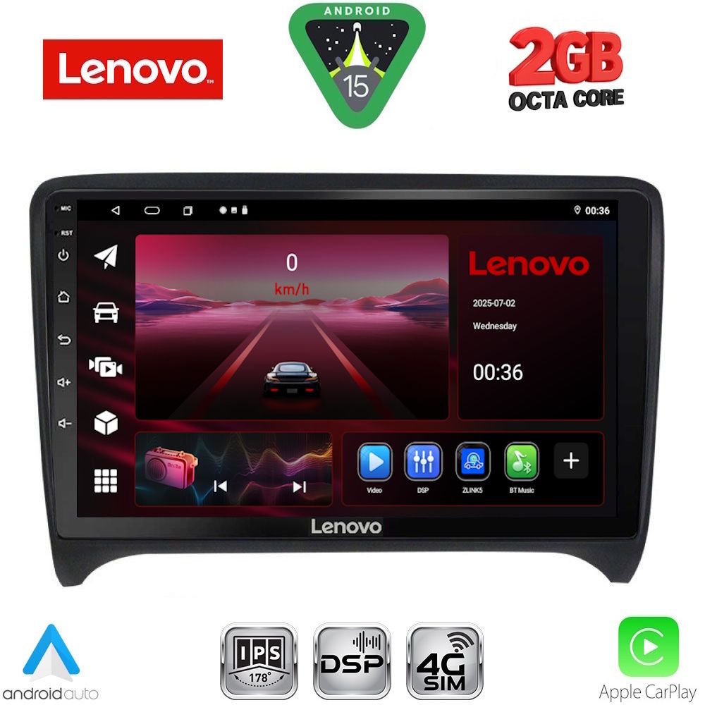 LENOVO LVF 5009_CPA (9inc) MULTIMEDIA TABLET for AUDI TT  mod. 2007-2015
