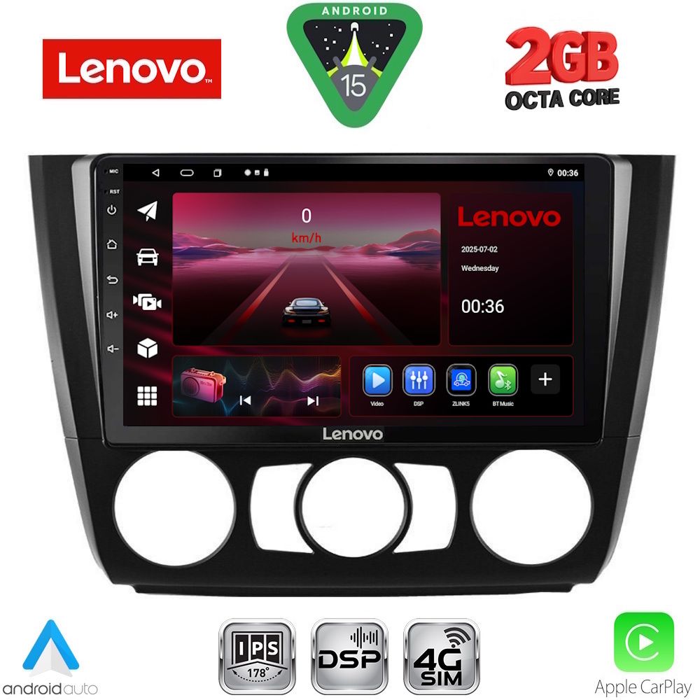 LENOVO LVF 5040_CPA A/C (9inc) MULTIMEDIA TABLET for BMW S.1 E81-82-87-88 mod. 2004-2013