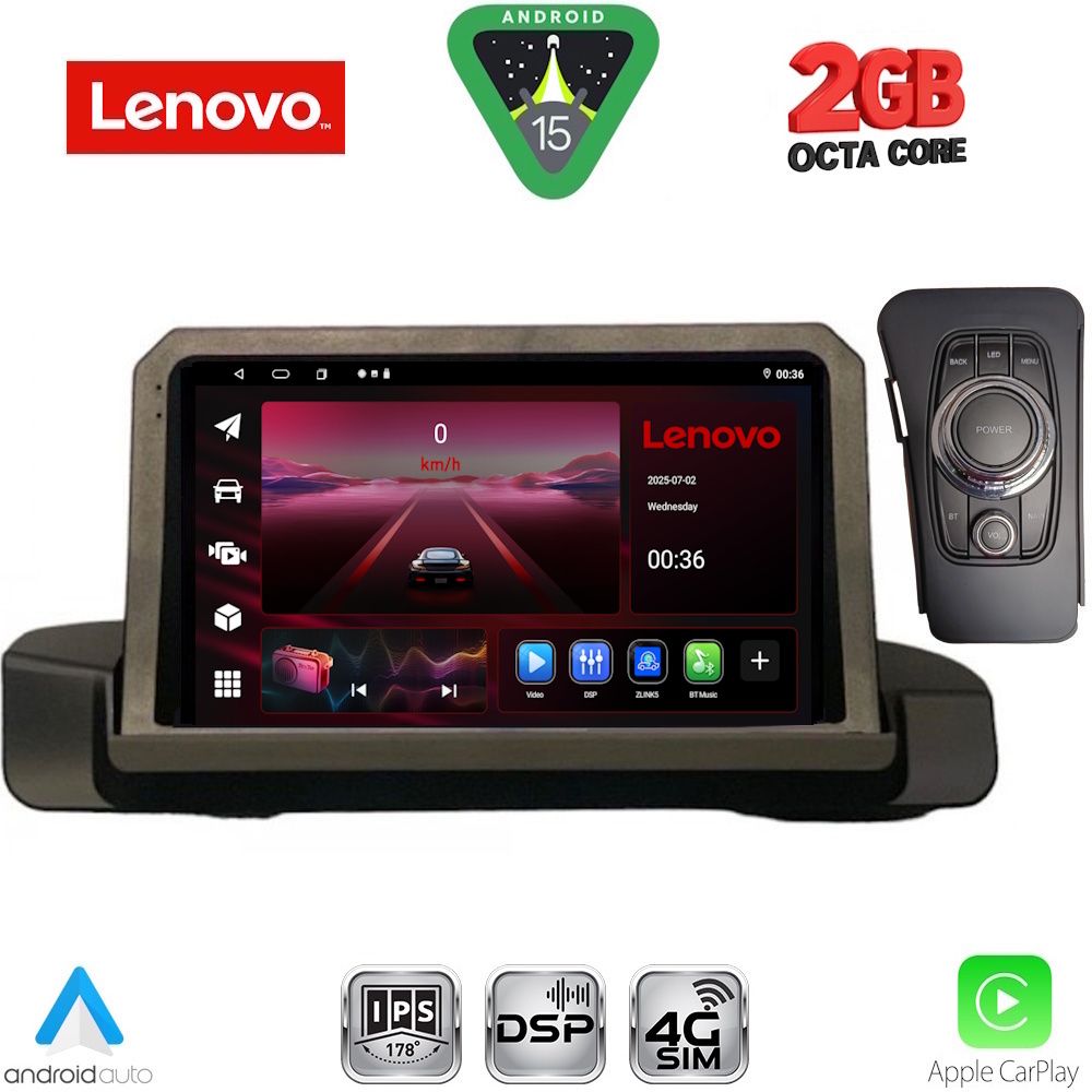 LENOVO LVF 5044_CPA (9inc) MULTIMEDIA TABLET for BMW S.3 (E90-91-92) mod. 2005-2012