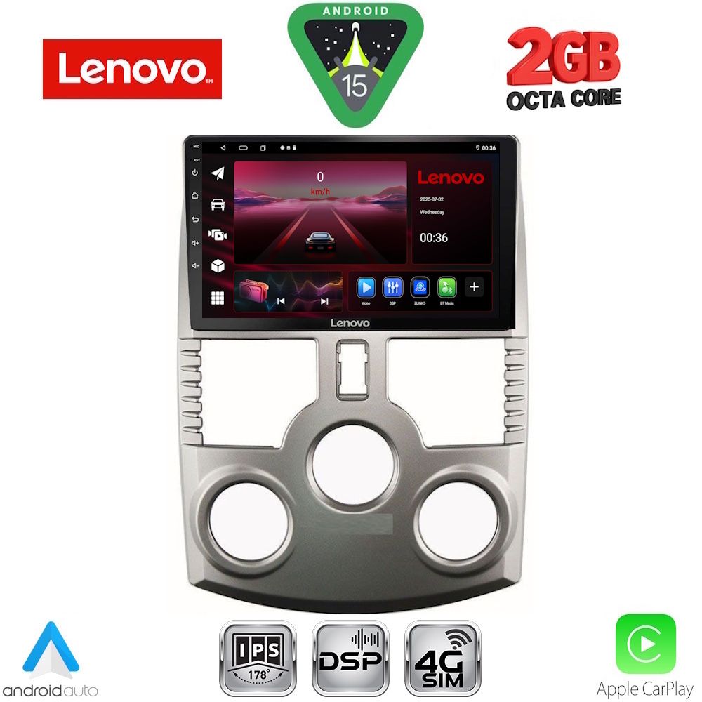 LENOVO LVF 5126_CPA (9inc) MULTIMEDIA TABLET for DAIHATSU TERIOS mod. 2006-2017
