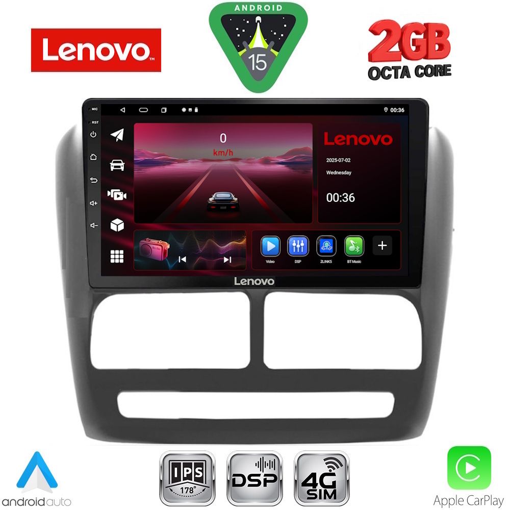 LENOVO LVF 5137_CPA (9inc) MULTIMEDIA TABLET for FIAT DOBLO mod. 2010-2015
