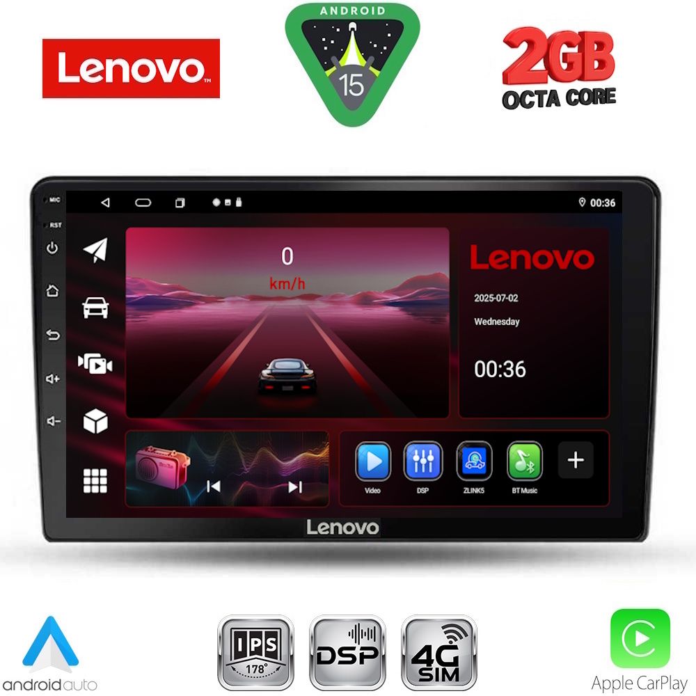 LENOVO LVF 5155_CPA (10inc) MULTIMEDIA TABLET for FORD FIESTA mod. 2018-2026