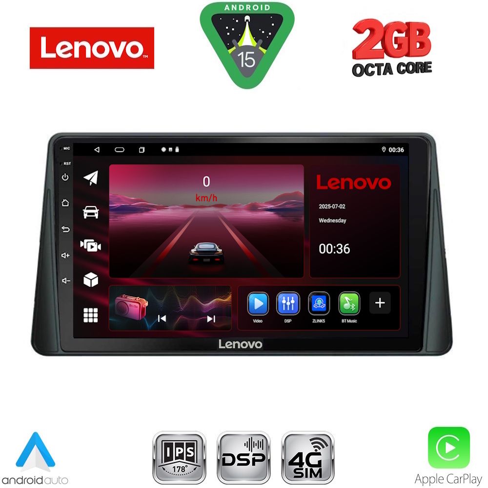 LENOVO LVF 5158_CPA (9inc) MULTIMEDIA TABLET for FORD FOCUS mod. 2019-2025