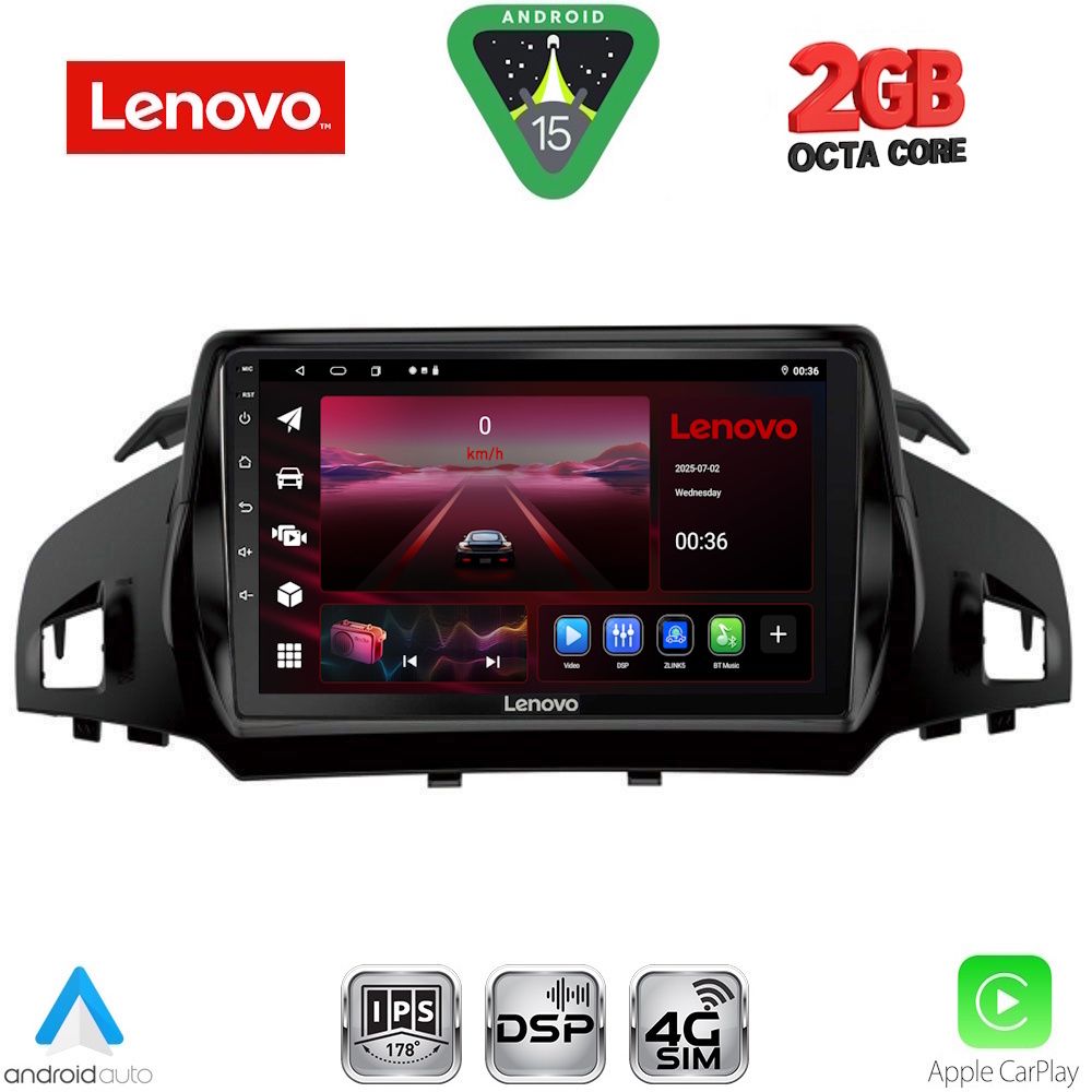 LENOVO LVF 5160_CPA (9inc) MULTIMEDIA TABLET for FORD KUGA mod. 2013-2019 – CMAX mod. 2011-2020
