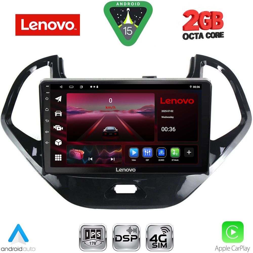 LENOVO LVF 5167SH_CPA (9inc) MULTIMEDIA TABLET for FORD KA mod. 2017-2024