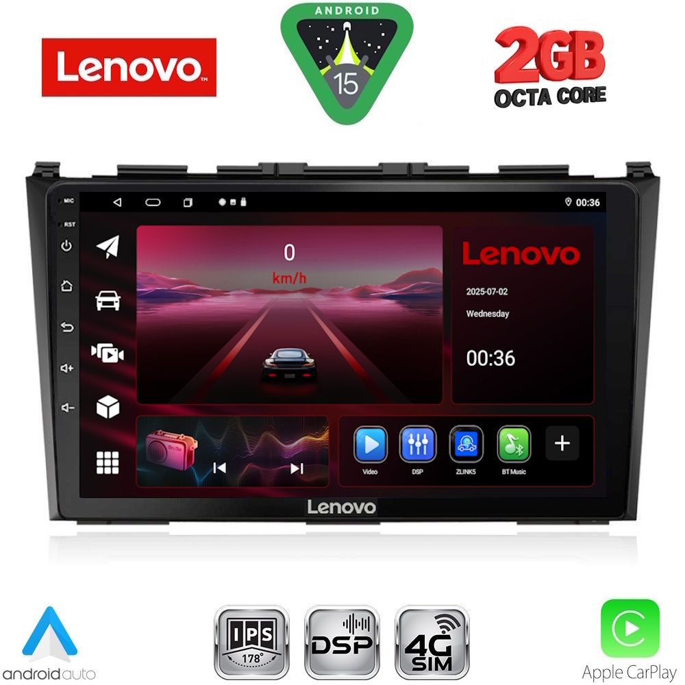 LENOVO LVF 5197_CPA (9inc) MULTIMEDIA TABLET for HONDA CRV mod. 2006-2012
