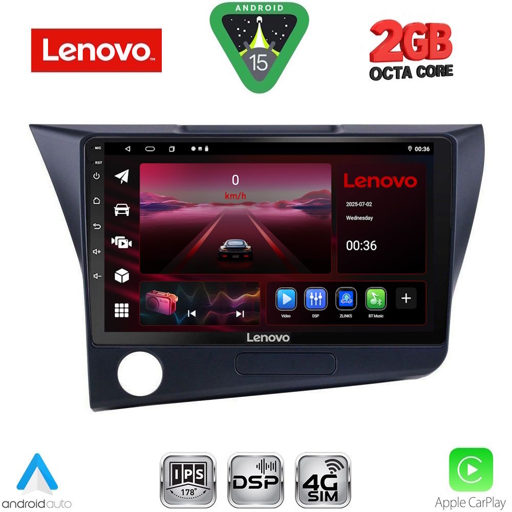LENOVO LVF 5203_CPA (9inc) MULTIMEDIA TABLET for HONDA CRZ mod. 2010-2016