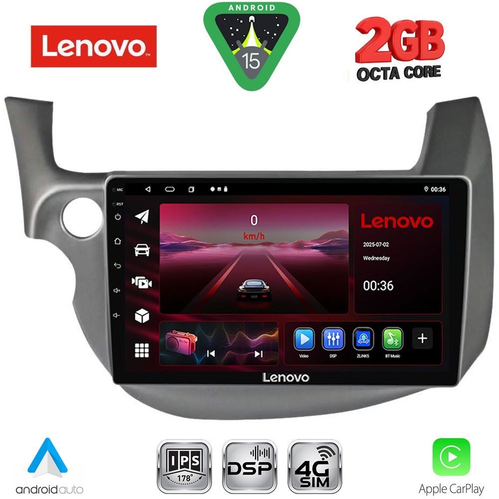 LENOVO LVF 5211_CPA (10inc) MULTIMEDIA TABLET for HONDA JAZZ mod. 2008-2012
