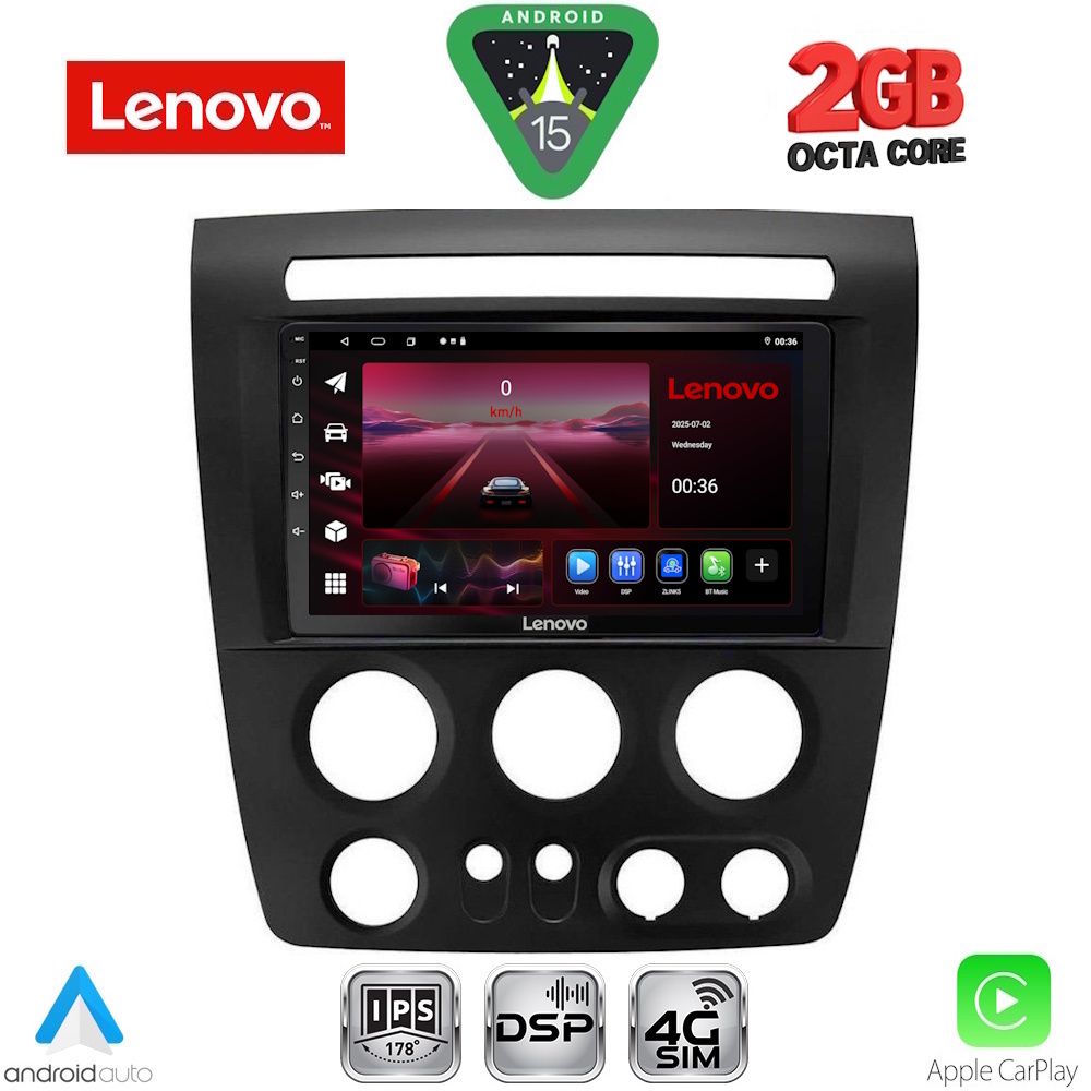 LENOVO LVF 5218_CPA (9inc) MULTIMEDIA TABLET for HUMMER H3 mod. 2005-2009