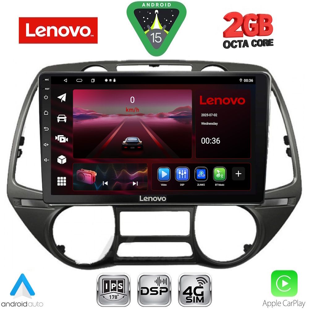 LENOVO LVF 5226_CPA (9inc) MULTIMEDIA TABLET for HYUNDAI i20 mod. 2008-2014