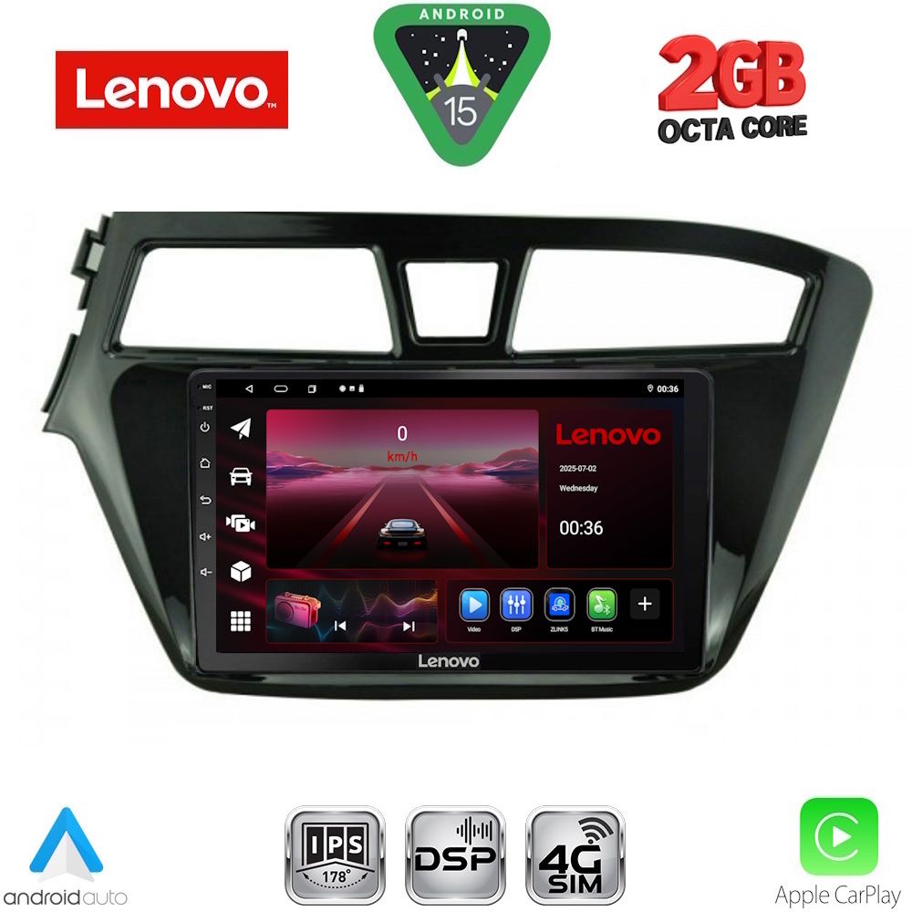 LENOVO LVF 5229_CPA (9inc) MULTIMEDIA TABLET for HYUNDAI i20 mod. 2014-2018