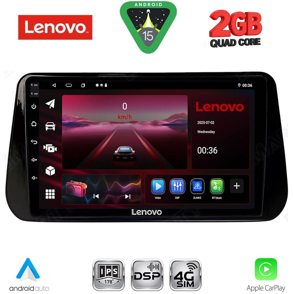 LENOVO LVF 5238B_CPA (10inc) MULTIMEDIA TABLET for HYUNDAI IX45 - SANTA FE mod. 2021-2023