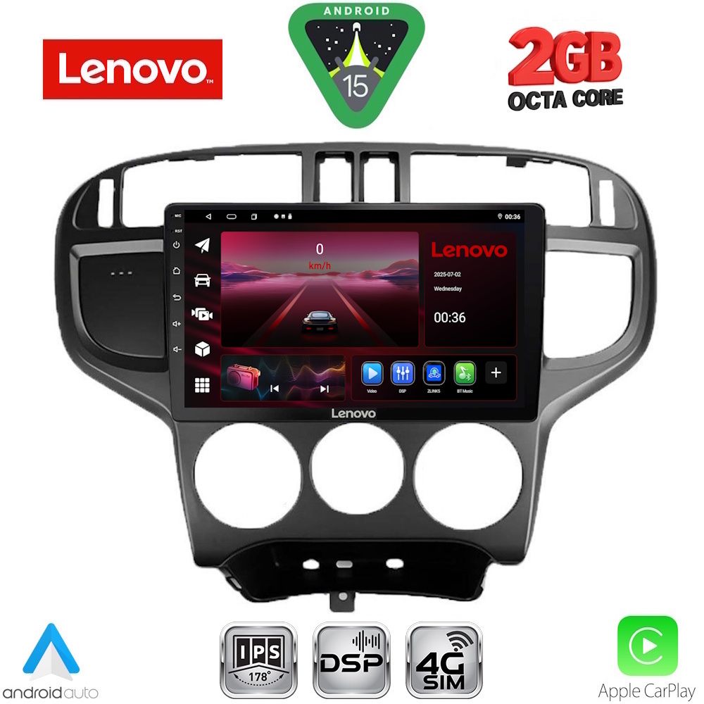 LENOVO LVF 5240_CPA (9inc) MULTIMEDIA TABLET for HYUNDAI MATRIX mod. 2001-2010