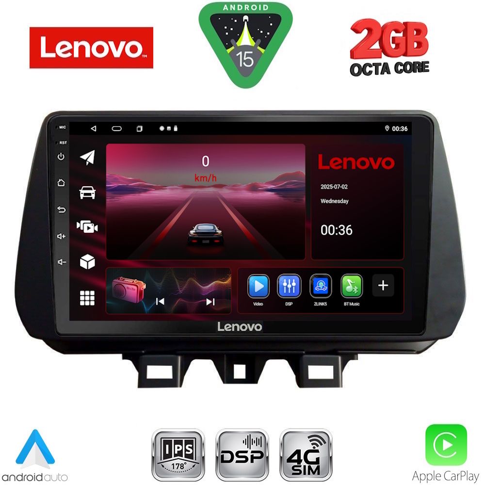 LENOVO LVF 5244_CPA (9inc) MULTIMEDIA TABLET for HYUNDAI TUCSON mod. 2019-2023