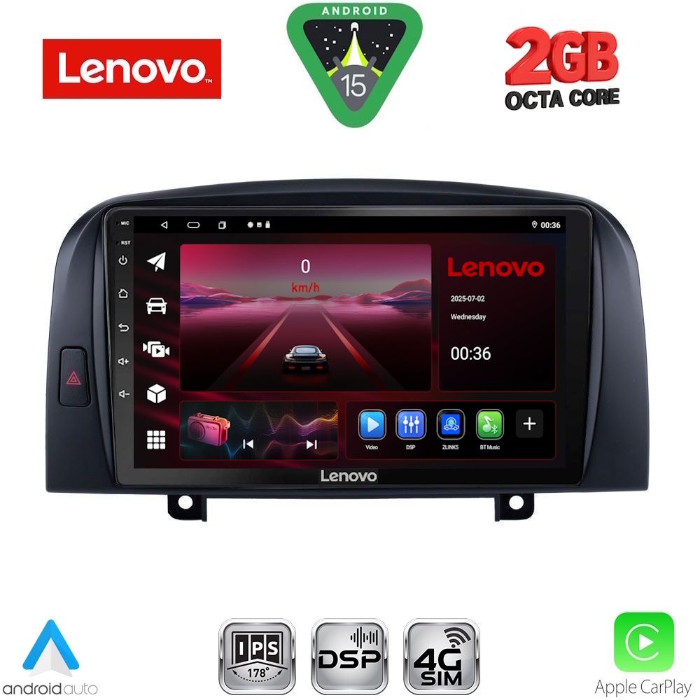 LENOVO LVF 5248_CPA (9inc) MULTIMEDIA TABLET for HYUNDAI SONATA mod. 2006-2009