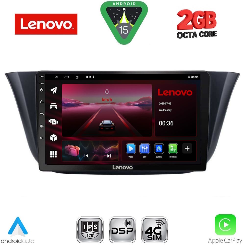 LENOVO LVF 5265_CPA (9inc) MULTIMEDIA TABLET for IVECO DAILY mod. 2014-2024