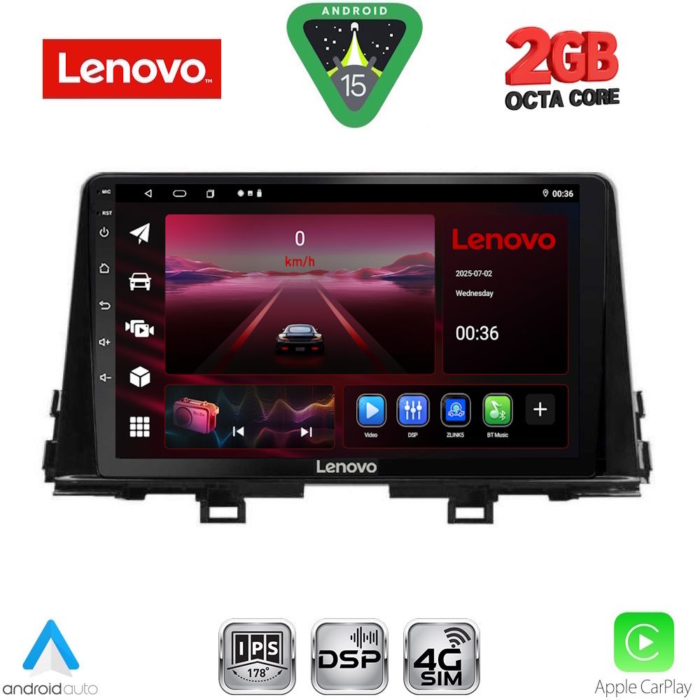 LENOVO LVF 5309_CPA (9inc) MULTIMEDIA TABLET for KIA PICANTO mod. 2017-2021