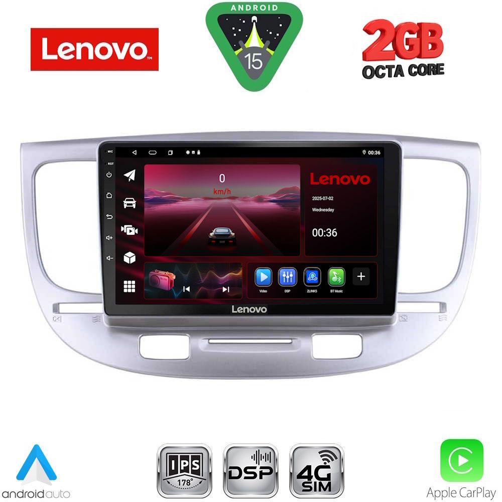 LENOVO LVF 5313_CPA (9inc) MULTIMEDIA TABLET for KIA RIO mod. 2005-2011