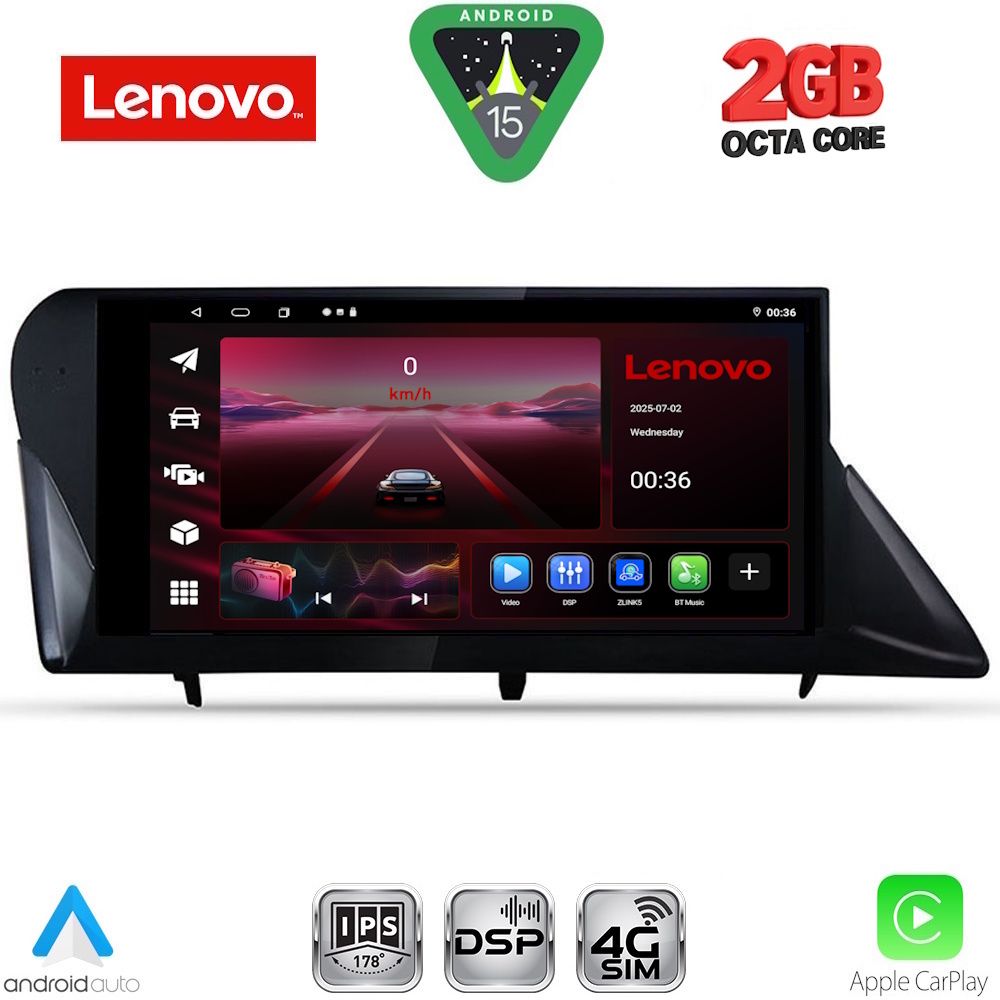LENOVO LVF 5346_CPA (9inc) MULTIMEDIA TABLET for LEXUS RX mod. 2009-2014