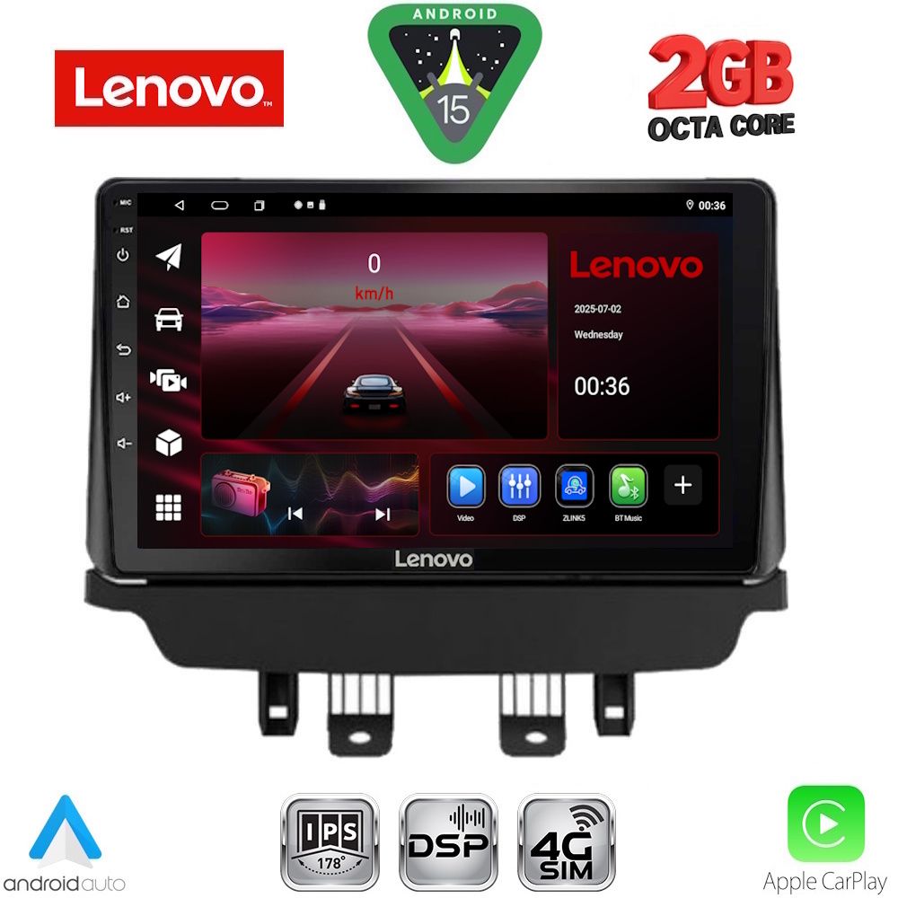LENOVO LVF 5362_CPA (9inc) MULTIMEDIA TABLET for MAZDA 2 mod. 2014-2023