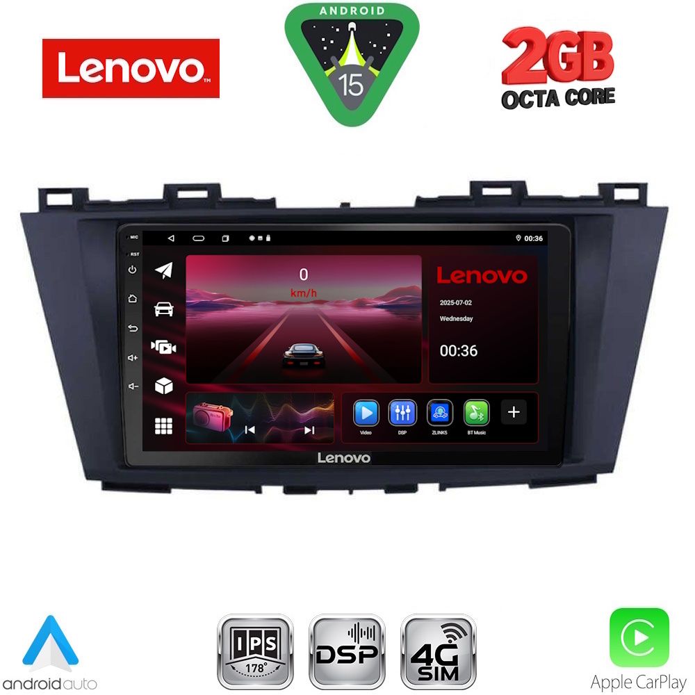 LENOVO LVF 5371_CPA (9inc) MULTIMEDIA TABLET for MAZDA 5 mod. 2011-2020
