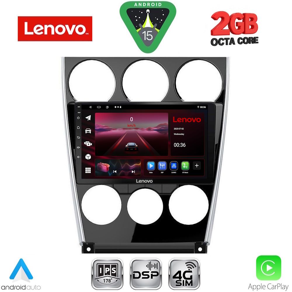 LENOVO LVF 5375_CPA (9inc) MULTIMEDIA TABLET for MAZDA 6 (FACELIFT) mod. 2005-2008