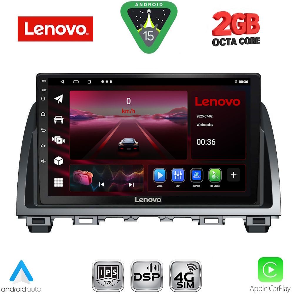 LENOVO LVF 5378_CPA (9inc) MULTIMEDIA TABLET for MAZDA 6 mod. 2012-2017