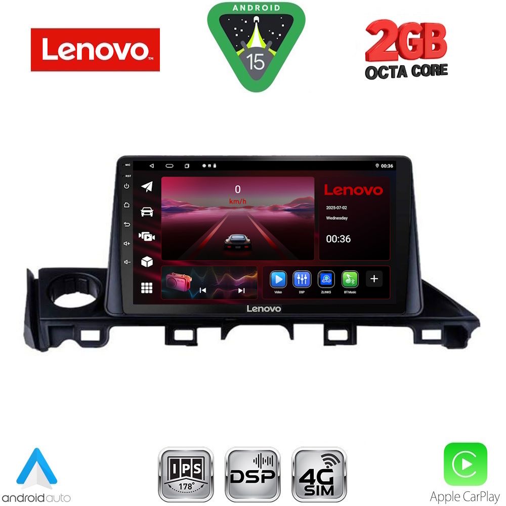 LENOVO LVF 5379_CPA (9inc) MULTIMEDIA TABLET for MAZDA 6 mod. 2017-2020