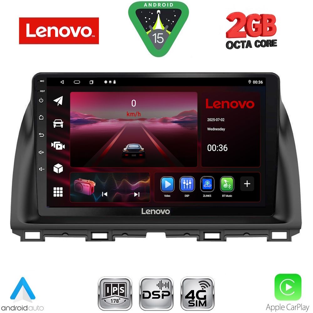 LENOVO LVF 5380_CPA (10inc) MULTIMEDIA TABLET for MAZDA CX5 mod. 2013-2017