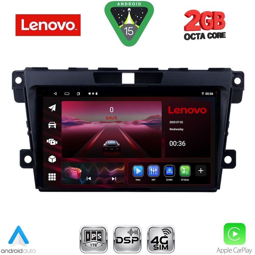 LENOVO LVF 5389_CPA (9inc) MULTIMEDIA TABLET for MAZDA CX7 mod. 2006-2012