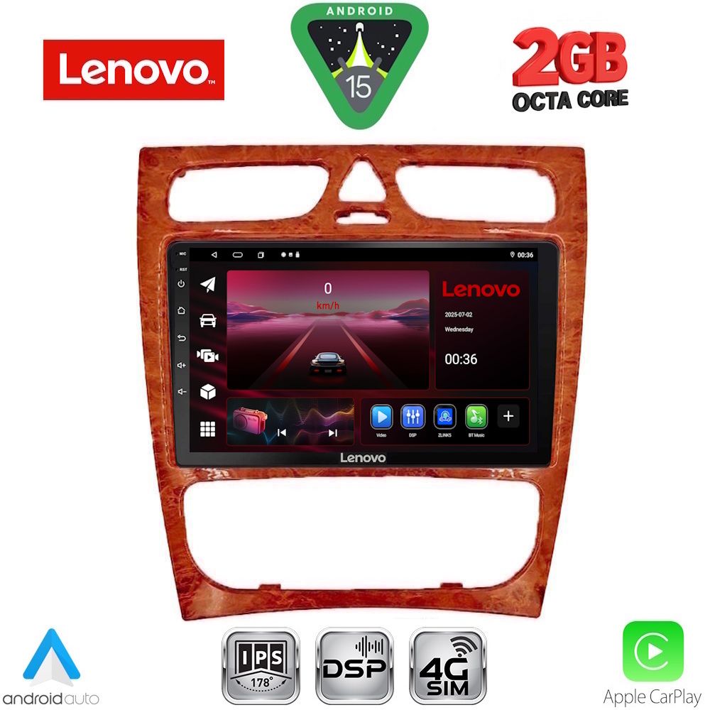 LENOVO LVF 5402CH_CPA (9inc) MULTIMEDIA TABLET for MERCEDES C (W203) mod. 1999-2004