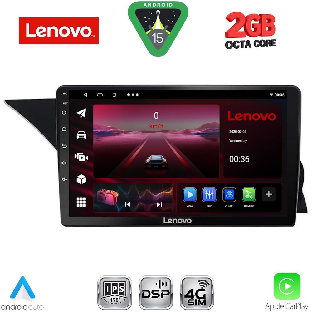 LENOVO LVF 5412_CPA (NTG 4.5) (9inc) MULTIMEDIA TABLET for MERCEDES GLK (X204) mod. 2013-2017