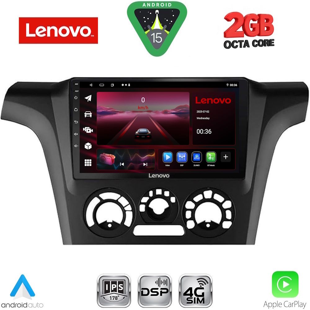 LENOVO LVF 5441_CPA A/C (9inc) MULTIMEDIA TABLET for MITSUBISHI OUTLANDER mod. 2001-2005