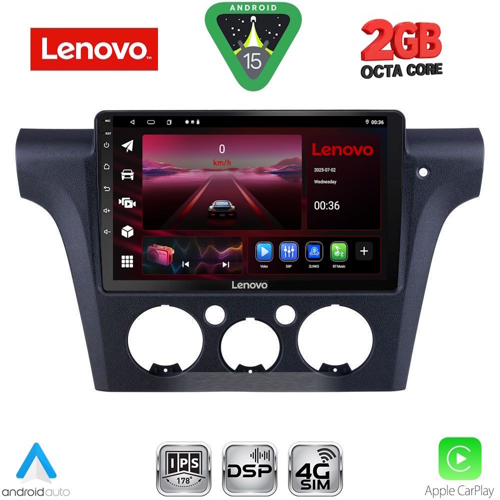 LENOVO LVF 5441_CPA CLIMA (10inc) MULTIMEDIA TABLET for MITSUBISHI OUTLANDER mod. 2001-2005 with CLIMA