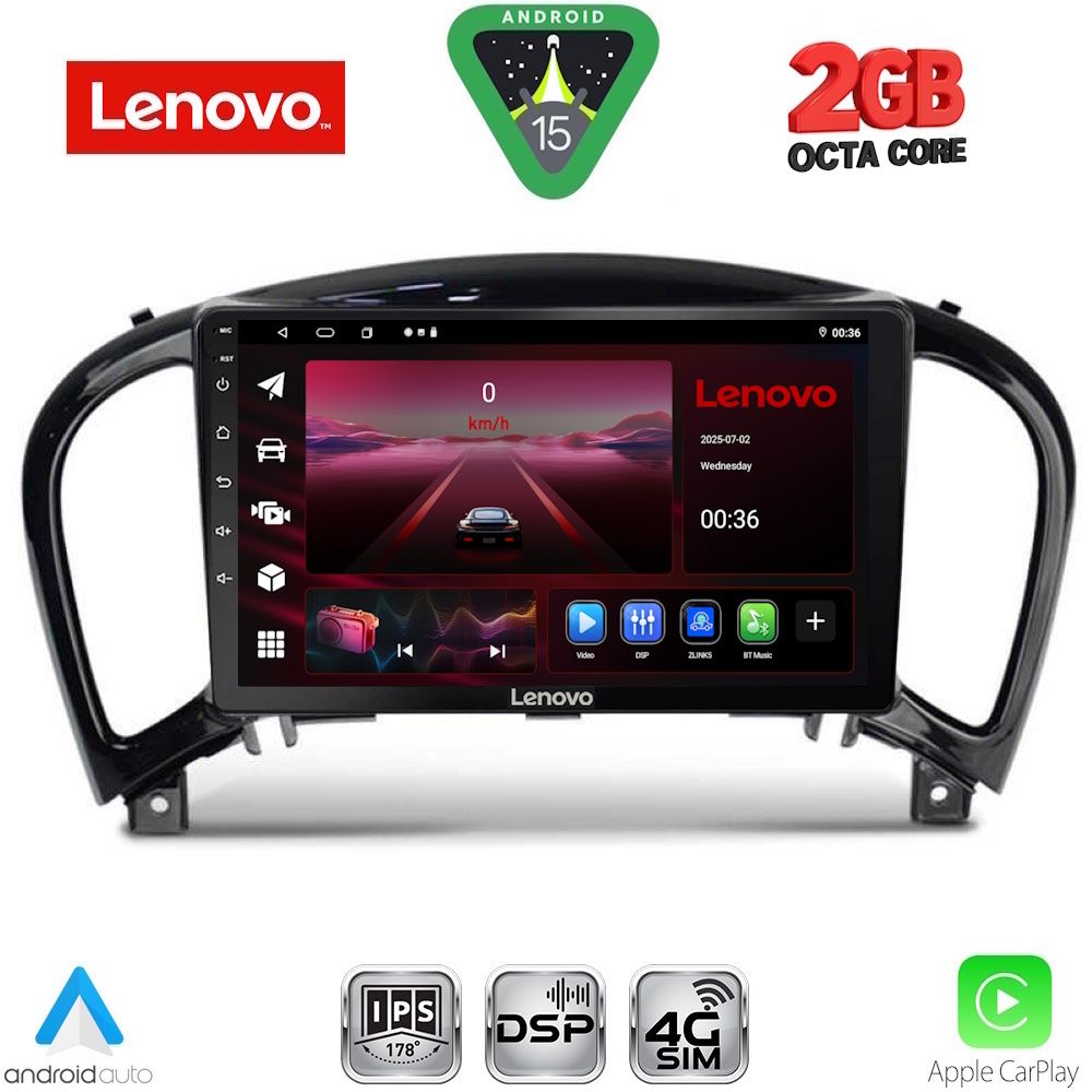LENOVO LVF 5452_CPA (9inc) MULTIMEDIA TABLET for NISSAN JUKE mod. 2009-2020