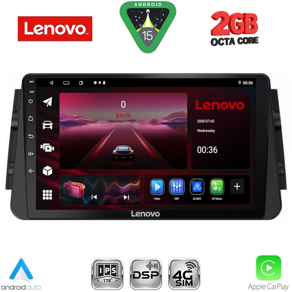 LENOVO LVF 5460_CPA (9inc) MULTIMEDIA TABLET for NISSAN MICRA mod. 2017-2025