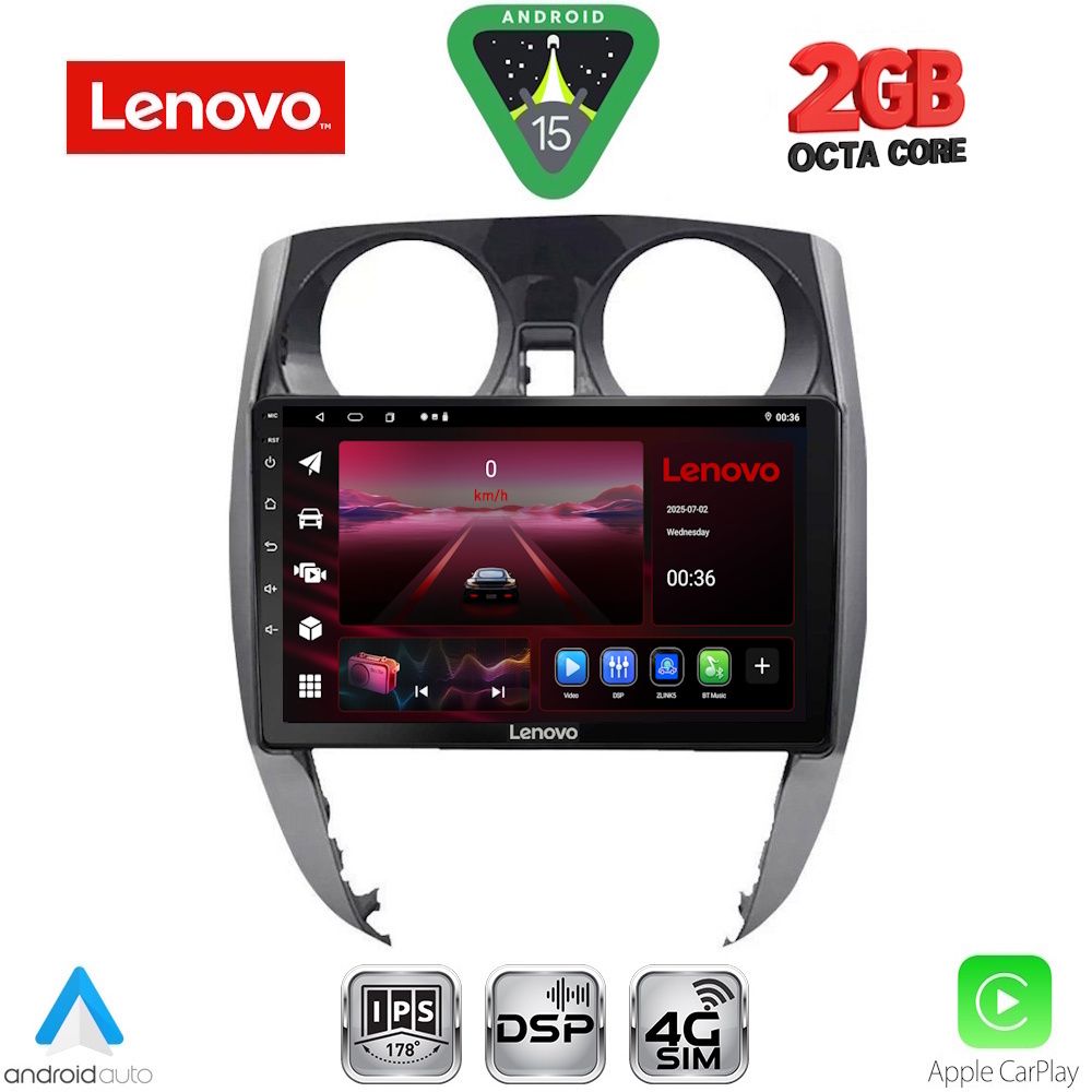 LENOVO LVF 5464_CPA (10inc) MULTIMEDIA TABLET for NISSAN NOTE mod. 2012-2020
