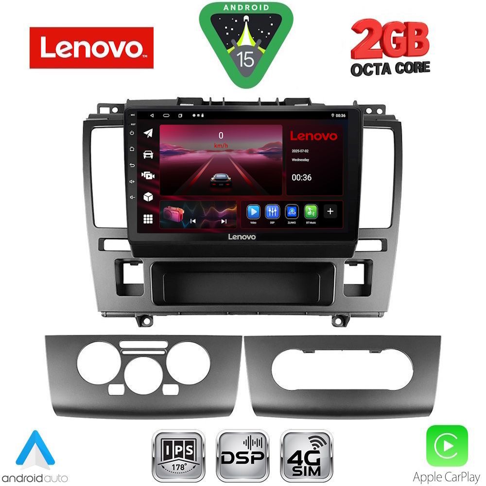 LENOVO LVF 5465_CPA (9inc) MULTIMEDIA TABLET for NISSAN TIDA mod. 2004-2013