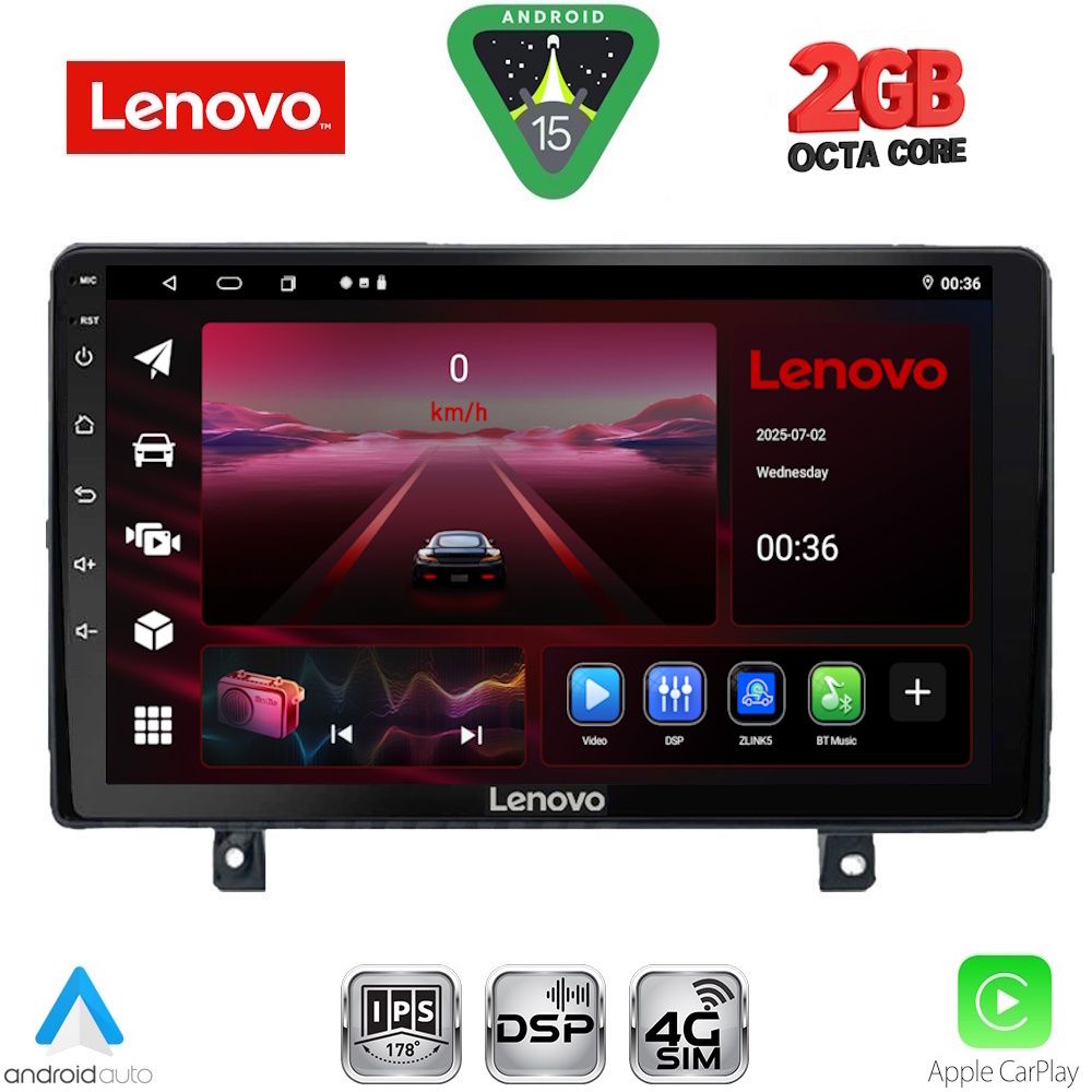 LENOVO LVF 5485_CPA (9inc) MULTIMEDIA TABLET for OPEL ASTRA H mod. 2004-2010