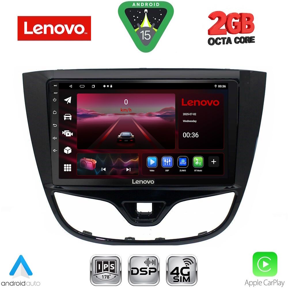 LENOVO LVF 5489_CPA (10inc) MULTIMEDIA TABLET for OPEL KARL mod. 2014-2019