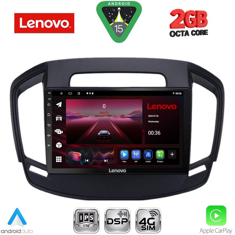 LENOVO LVF 5492_CPA (9inc) MULTIMEDIA TABLET for OPEL INSIGNIA mod. 2014-2017