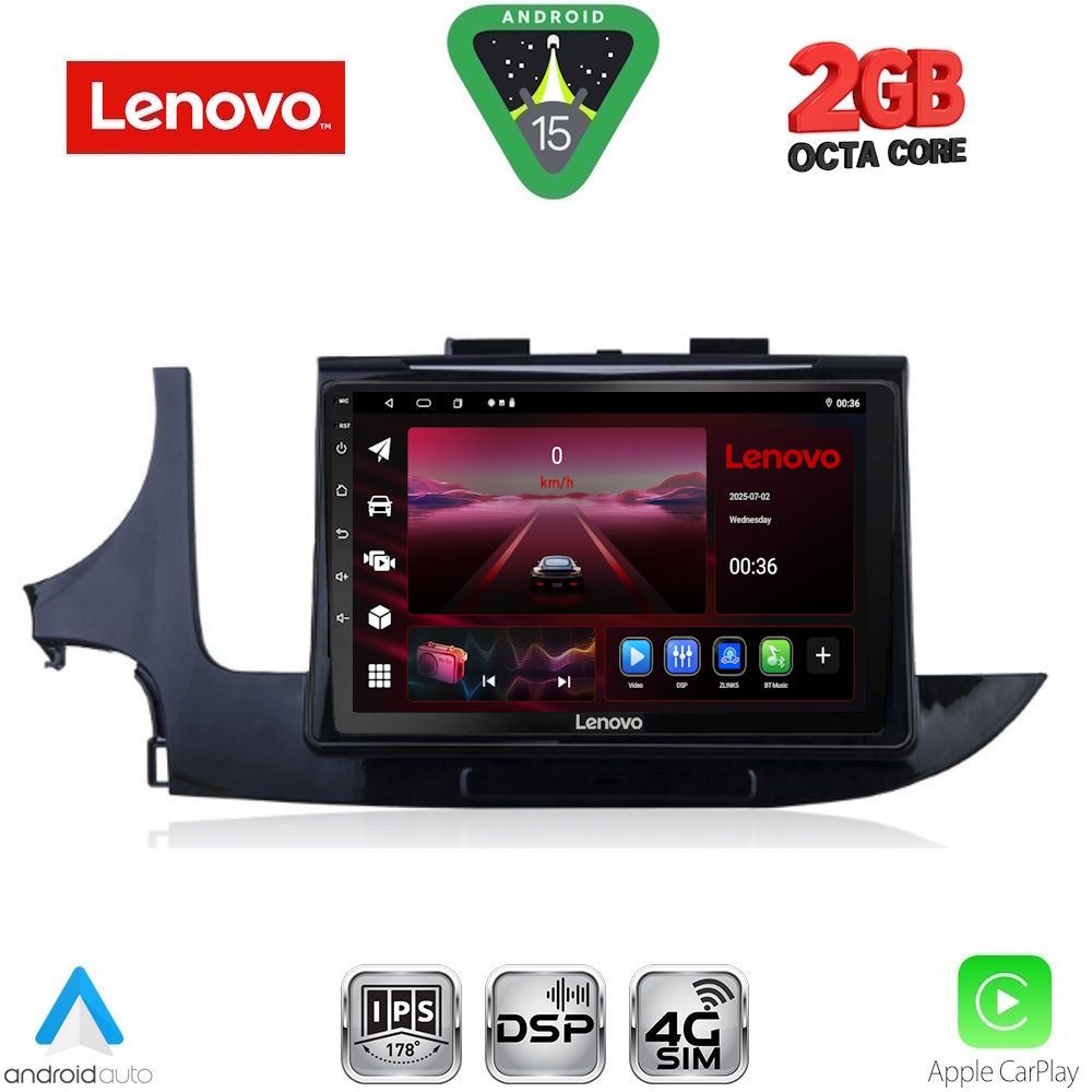 LENOVO LVF 5497_CPA (9inc) MULTIMEDIA TABLET for OPEL MOKKA mod. 2016-2021