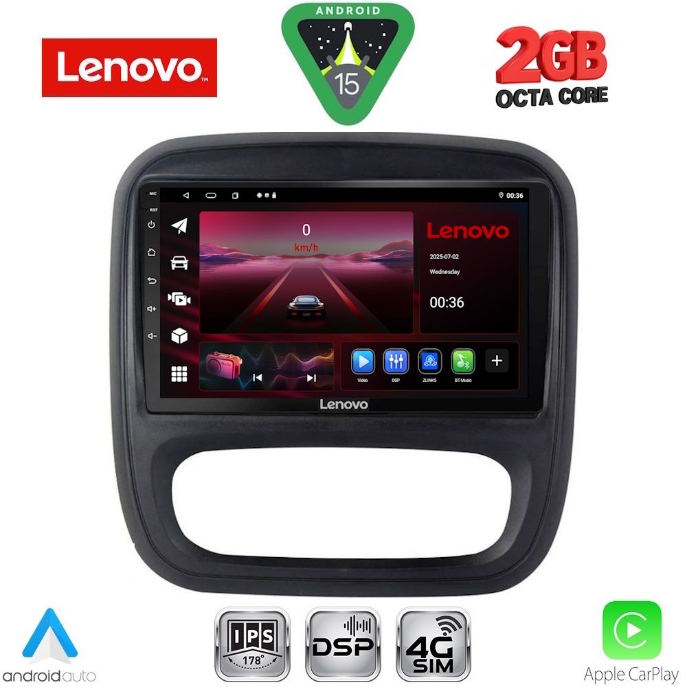 LENOVO LVF 5499_CPA (9inc) MULTIMEDIA TABLET for OPEL VIVARO – RENAULT TRAFIC – FIAT TALENDO – NISSAN NV 300 mod. 2014-2020