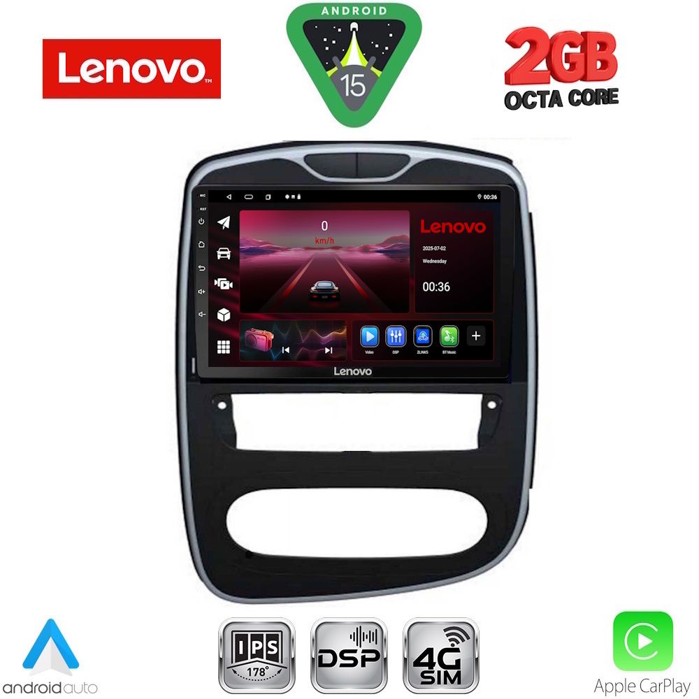LENOVO LVF 5545_CPA (10inc) MULTIMEDIA TABLET for RENAULT CLIO mod. 2016-2019