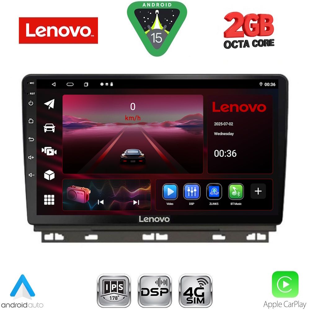 LENOVO LVF 5546_CPA (9inc) MULTIMEDIA TABLET for RENAULT CLIO - CAPTUR mod. 2019-2026