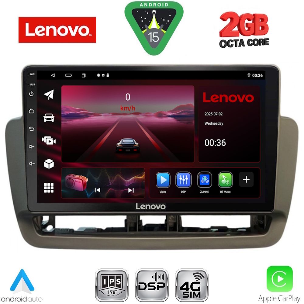 LENOVO LVF 5572_CPA (9inc) MULTIMEDIA TABLET for SEAT IBIZA mod. 2012-2015