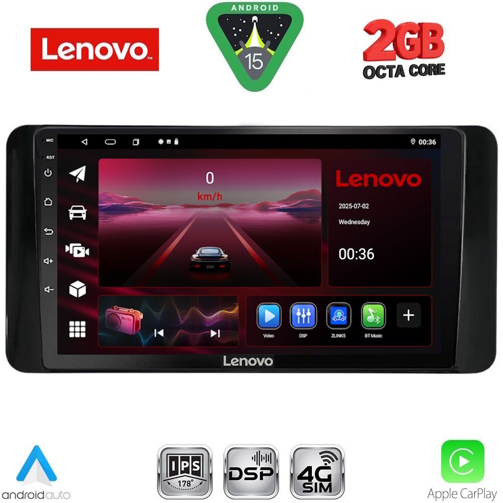 LENOVO LVF 5586_CPA (10inc) MULTIMEDIA TABLET for SKODA KAMIQ mod. 2018-2026