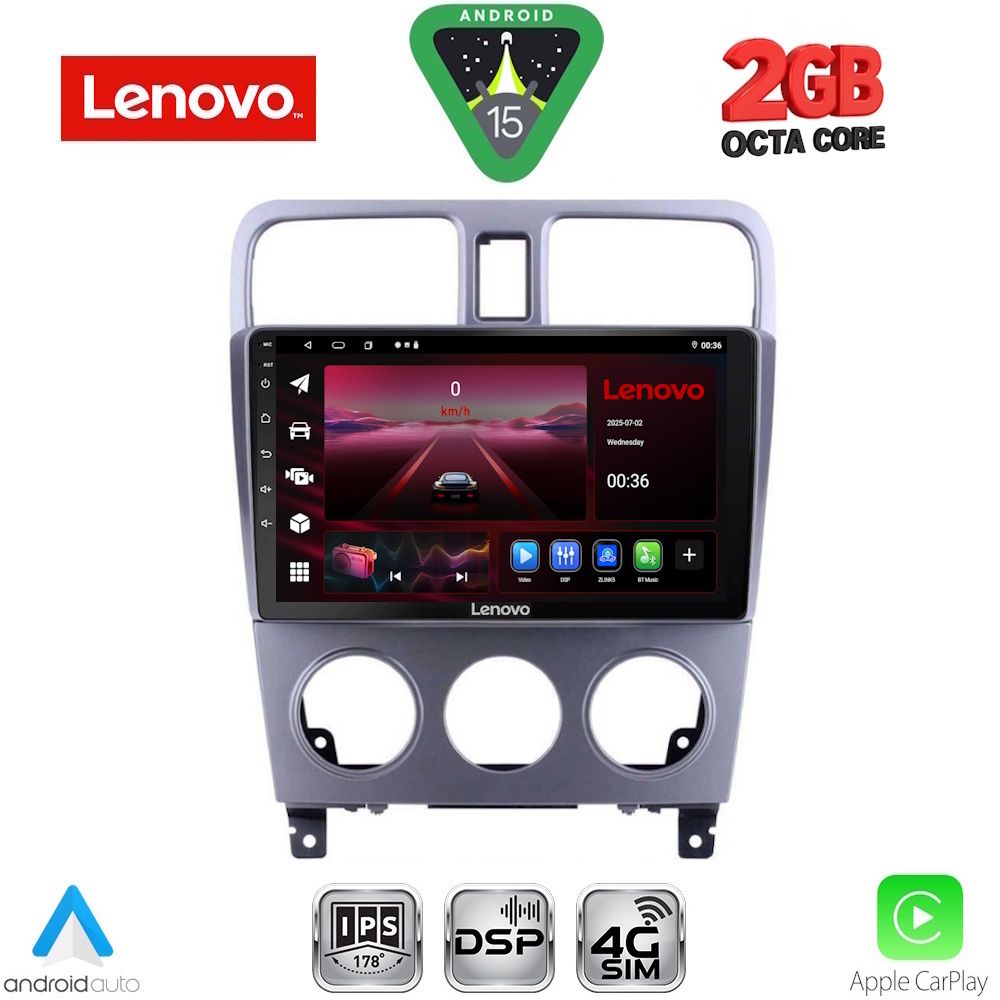 LENOVO LVF 5661_CPA (9inc) MULTIMEDIA TABLET for SUBARU FORESTER mod. 2002-2008